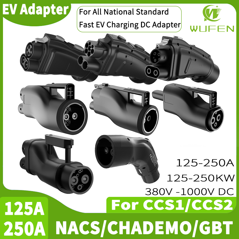 Gb/T To Ccs2 200A Fast Charging Adapter - WUFEN Voor Alle Auto Charge EV
