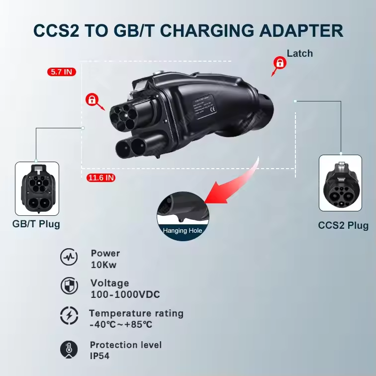 Gb/T To Ccs2 200A Fast Charging Adapter - DC CCS2 naar GB/T Adapter Combo