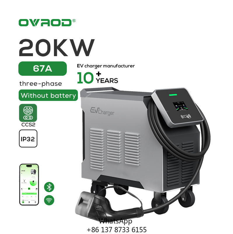 Portable Dc Fast Charger 20Kw Ccs2 - Ovrod Nieuw Product Draagbare Verplaatsbare Ccs2