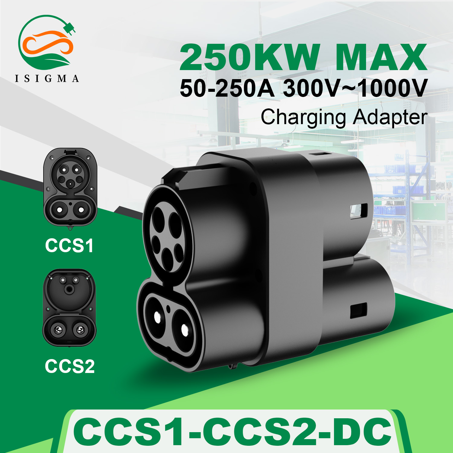 Ccs2 To Ccs1 Fast Charge Adapter 250Kw - CCS1 naar CCS2-adapter, DC naar DC,