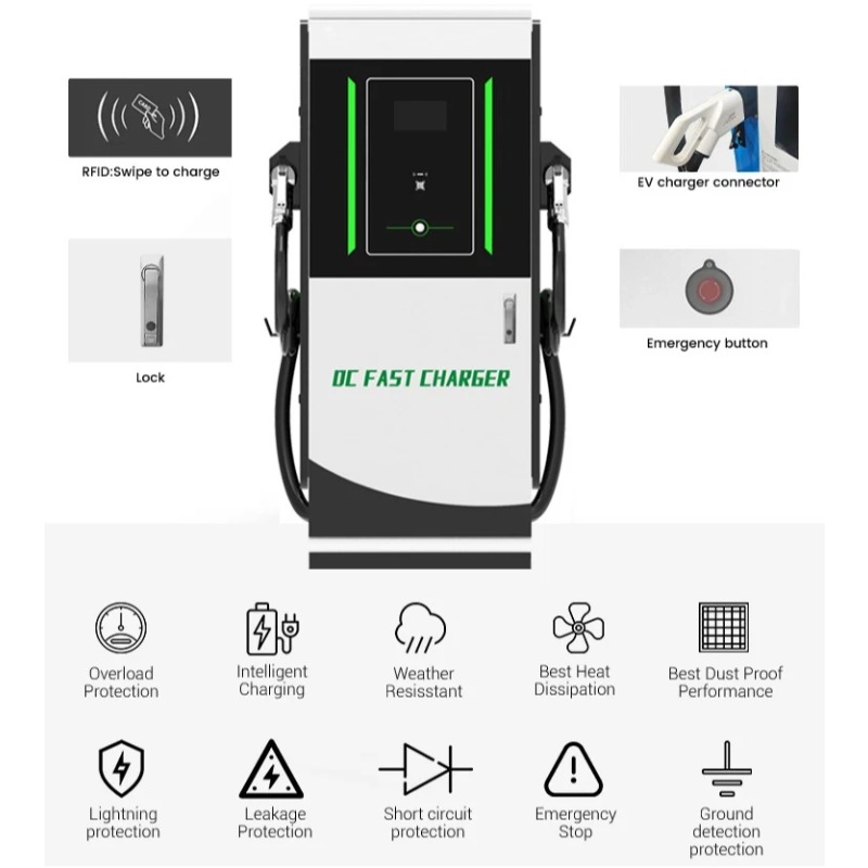 EV-laadstation DC 30kW Wallbox - Dc Fast Charger 30Kw Wallbox Commercial recensie en prijs
