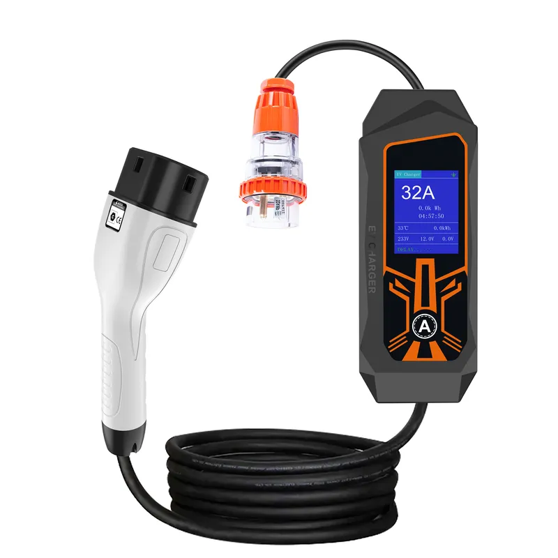 AP01 Draagbare EV-lader 32A 7k - Portable Ev Charger 32A Type 2 Cee Plug recensie en prijs