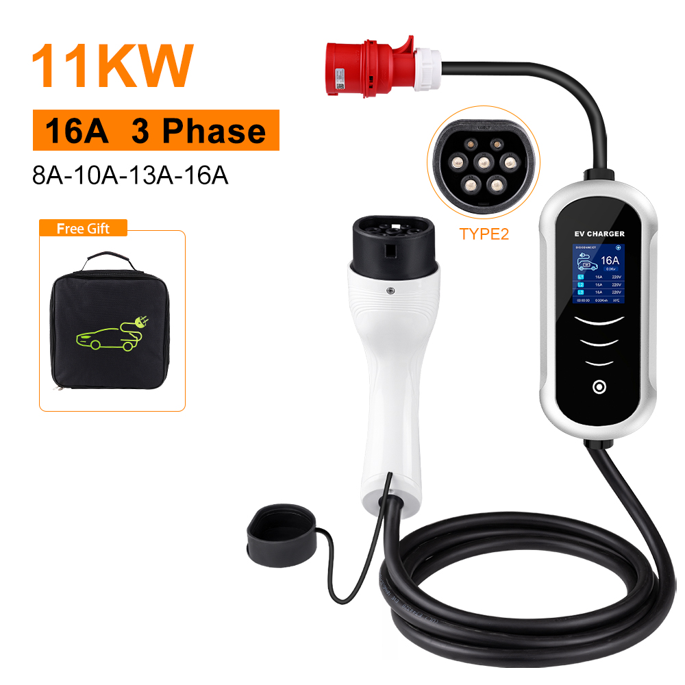 Ipengen Type 2 Draagbare Ev Op - Portable Ev Charger 32A Type 2 Cee Plug recensie en prijs