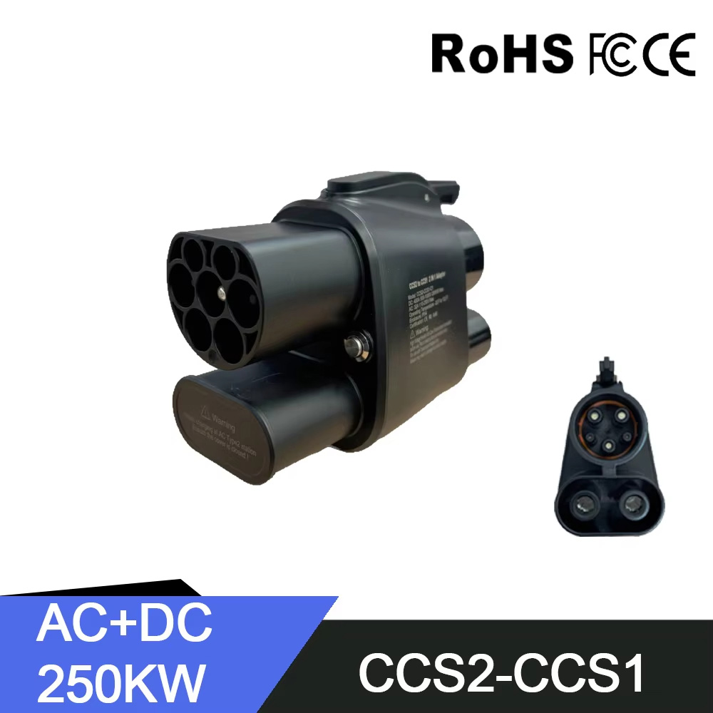 CCS2 naar CCS1 EV snellaadadap - Ccs2 To Ccs1 Fast Charge Adapter 250Kw recensie en prijs