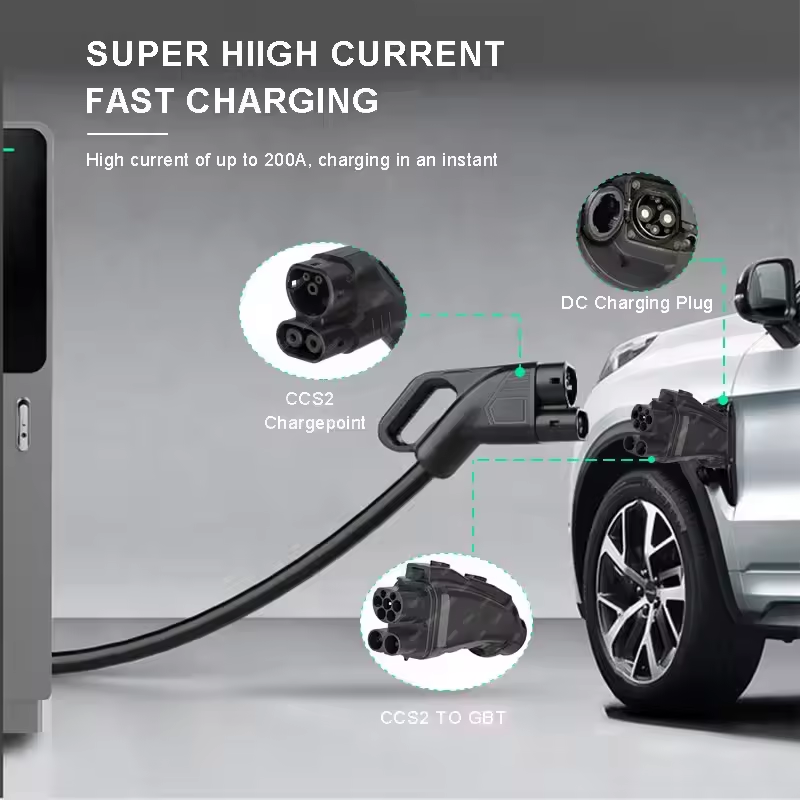 EV DC-oplader 200A 250A 1000V  - Gb/T To Ccs2 200A Fast Charging Adapter recensie en prijs