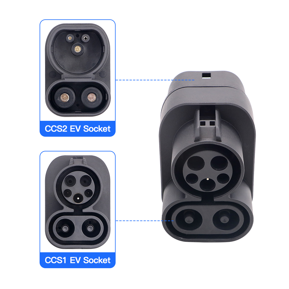 CCS1 naar CCS2 EV-opladeradapt - Ccs2 To Ccs1 Fast Charge Adapter 250Kw recensie en prijs